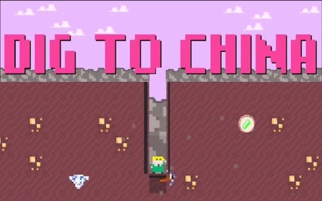 Dig to China img